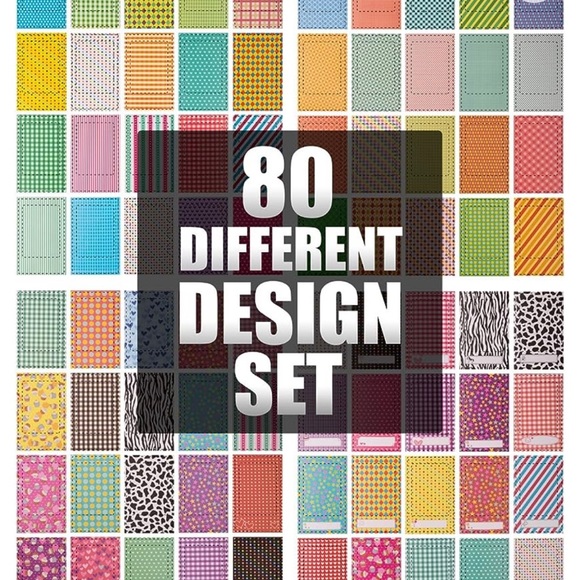 NWT- Sticky Shoot-Instax Polaroid/Fuji Photo Colorful Frame Stickers. - Picture 2 of 6